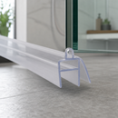 Clear PVC Bi-Fold Shower Seal for Easy Installation (900mm)