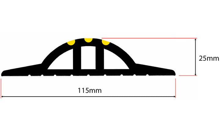 High-Performance 25mm Garage Door Seal 15m GaraDry Coil