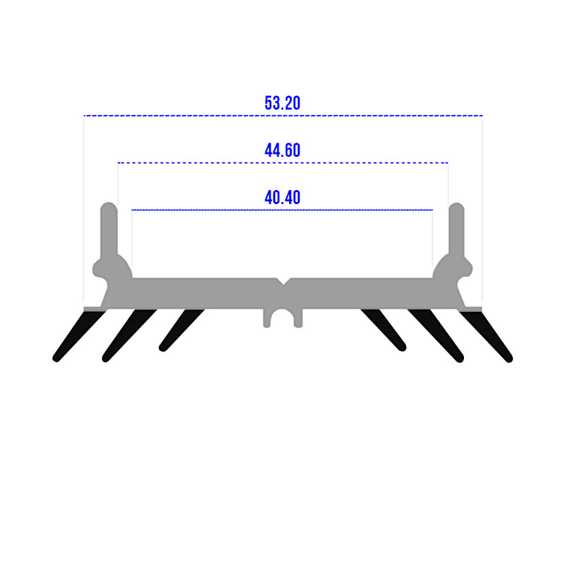 Industrial Grade PVC Black Pressure Plate For Various Applications - 5Pack