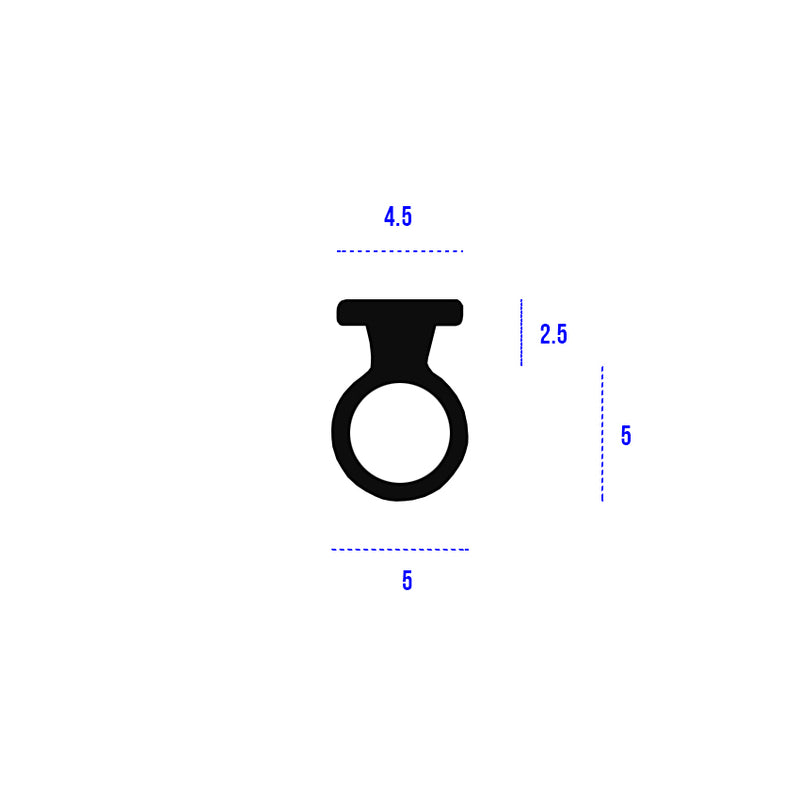 High Durable Black TPE Bubble Gasket Seal For Reliable Protection - 200m