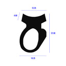 Black EPDM Door Seal With Bead 19mmx22mm