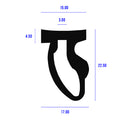 Universal Black EPDM Seal - 25mmx20mm