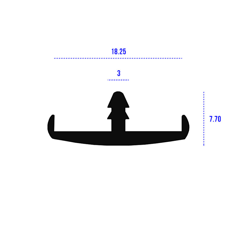 Double Lip Edging Trim For 18mm Deep Boards