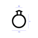 High Impact Black TPE Weatherproof Bubble Gasket Seal - 100m