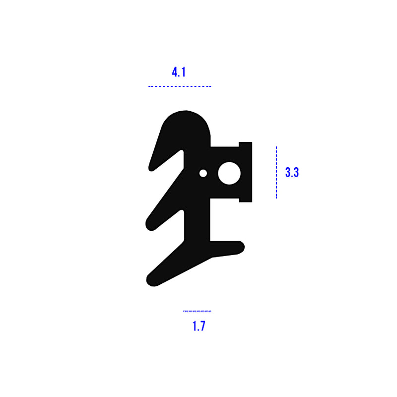 Professional Black TPE E Gasket Seal For Commercial Applications - 225m