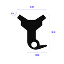 High-Quality Aftermarket Black EPDM Hood Seal For Triumph TR5/TR6 - 15mmx18mm