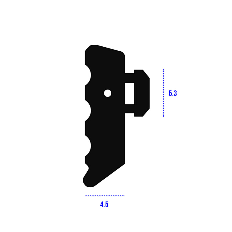 Premium Grade Black TPE Curtain Wall Gasket Seal - 150m