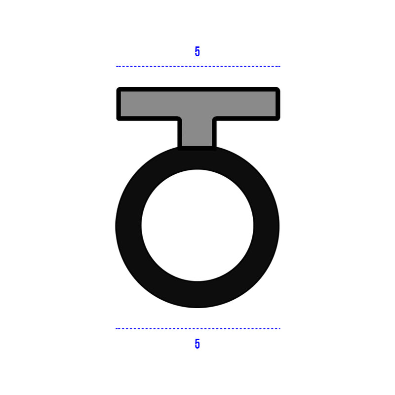 Professional Black TPE Flipper Gasket Seal For Superior Protection - 250m