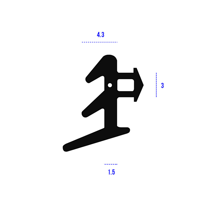 Professional TPE Black E-Gasket Seal For Commercial Use - 200m