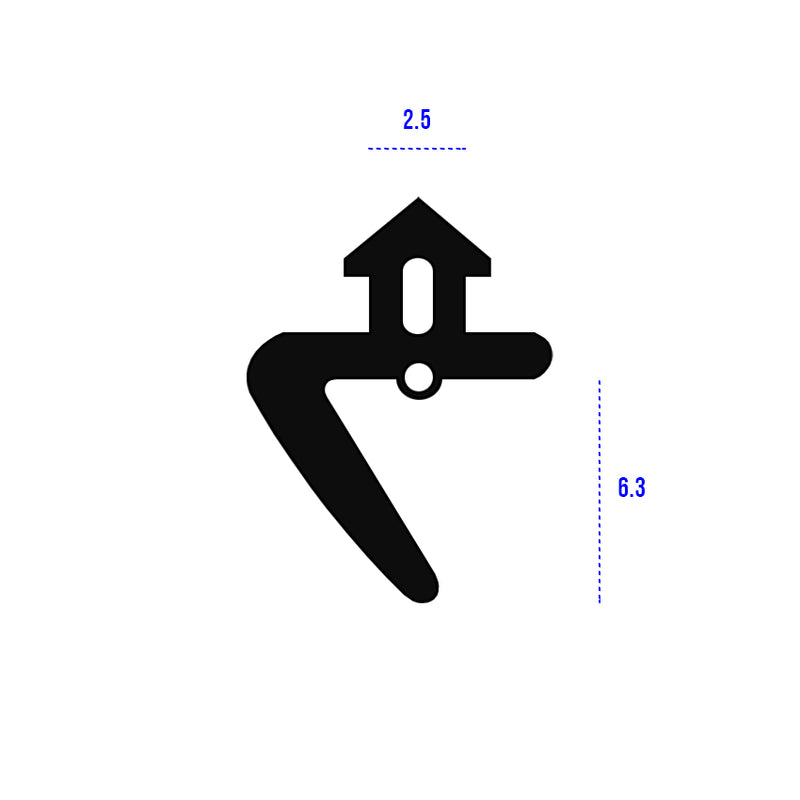 Professional Grade Black TPE Flipper Gasket For Industrial Applications - 250m