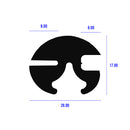 Durable Black EPDM Glazing/Weatherstrip For 4.75mm Glass