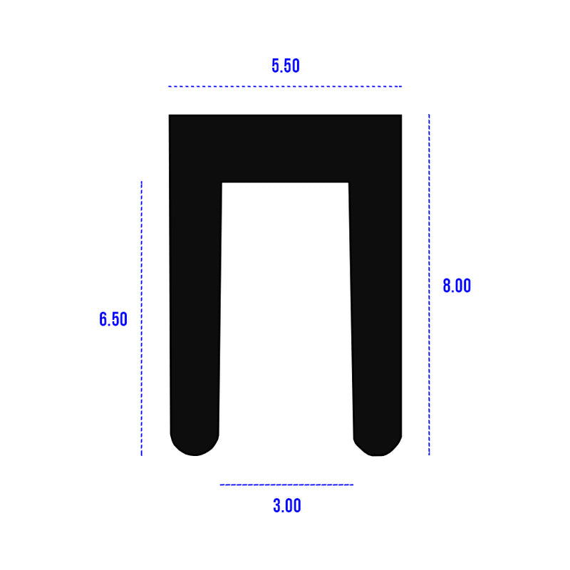 Cream PVC Wallboard Edge Trim 3mm For Camper and Caravan Edging