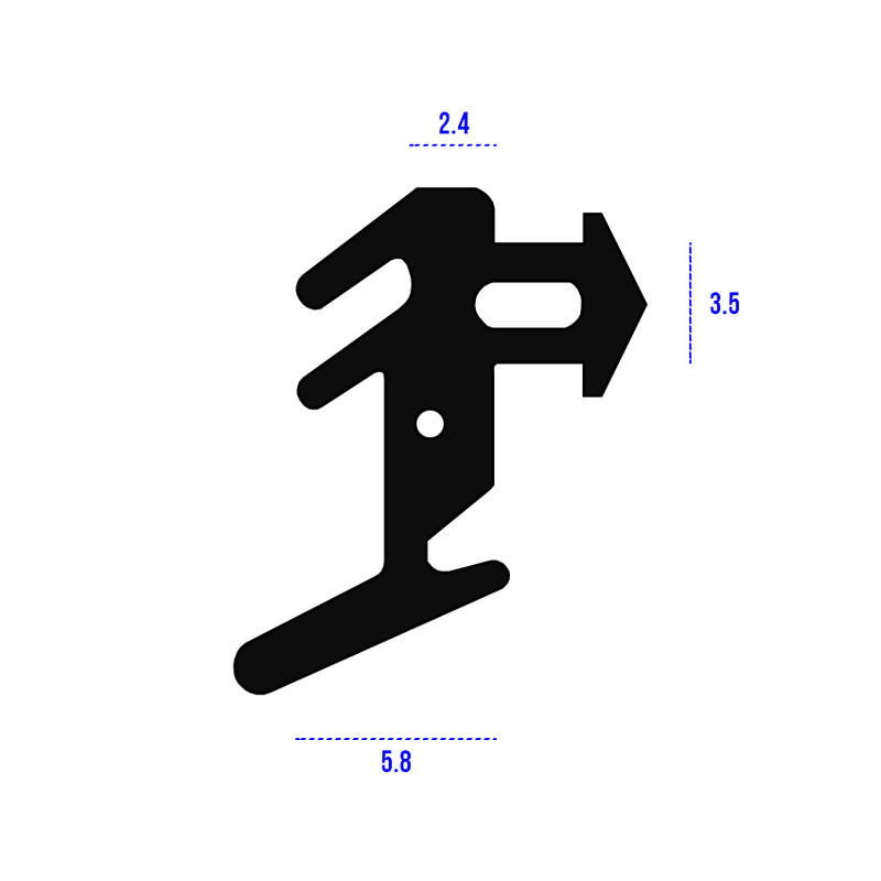 Industrial Grade TPE Black E Gasket Seal For Reliable Protection - 150m