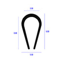 Premium PVC Chrome Trim Durable Plastic Chrome Grill Trim/U-Channel Section