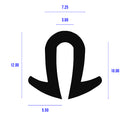 Black EPDM U-Channel Trim With Outer Side Arms Suitable For 2-3mm Panels