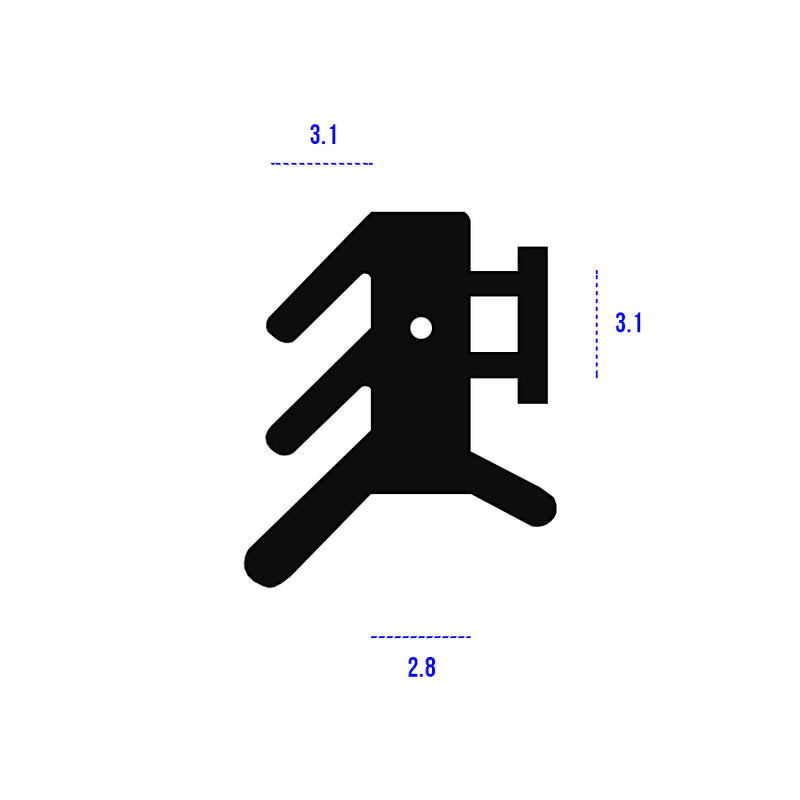 High Performance TPE Black E Gasket Seal For Reliable Protection - 150m