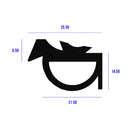 Premium Frame-to-Body Seal Replacement For MG Midget