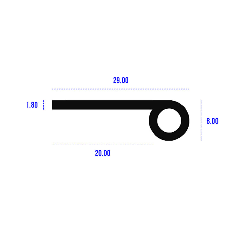 Versatile Neoprene Hollow Piping Essential For Sealing in Classic Cars