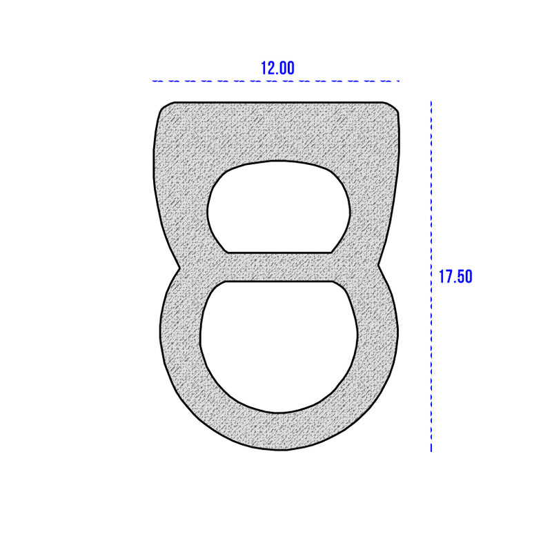 Premium Self-Adhesive Sponge Rubber Boot Seal For Jaguar XK