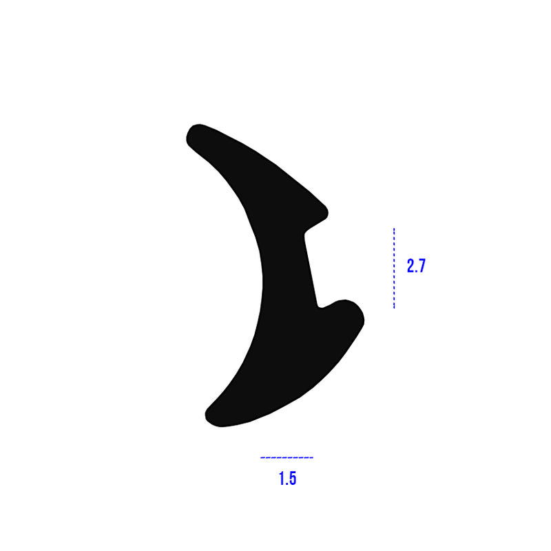 High Impact Wedge Gasket Seal For Industrial Applications - 300m