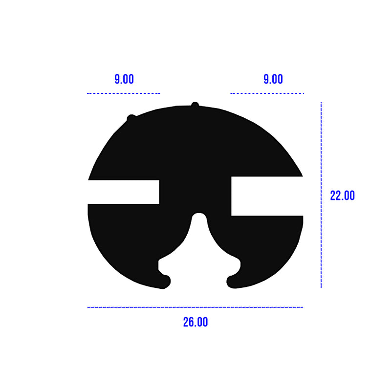 Durable Weatherstrip Black EPDM Claytonrite Profile Perfect For 4.75-6mm Glass