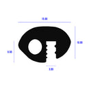 Enhanced EPDM Black Trim For Jaguar XJ6 Series III Inner Rear Screen