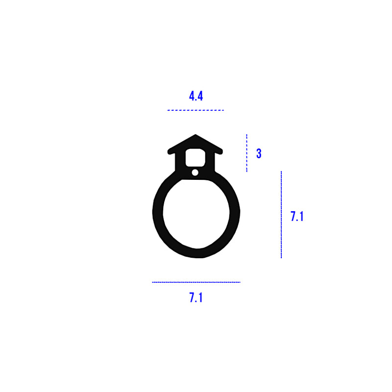 Industrial Grade Bubble Gasket Sealing Solution For Doors & Windows - 250m