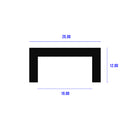 EPDM Black U Channel Seal 25mmx12mm For Windows & Classic Vehicle