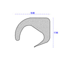 Black Expanded EPDM Sponge Rubber Seal Versatile Sealing Solution