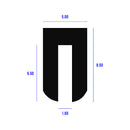 Black EPDM U-Channel Profile For 2mm Panels