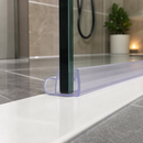 High Quality Rigid PVC Shower Screen Seal for Straight Glass (Lengths of 800mm to 2000mm)