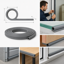 Grey Silicone Rubber P Section Seal for Various Applications (10m Coil)
