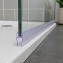 High-Quality Rigid PVC Shower Screen Seal for Straight Glass (Lengths of 800mm, 900mm, 1400mm, 2000mm)