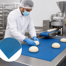 Blue FDA Compliant Fluoro-A Rubber Sheet 1.5mm & 3mm for Food Contact Applications