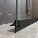 High Quality Black Shower Screen Seal for Straight Glass (Length Options Available)
