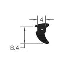 Professional Grade TPE Black Wedge Gasket Seal - 250m