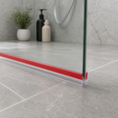 Self-Adhesive Shower Screen Seal for 5mm Glass, Ideal for Bathrooms (800mm, 900mm, 1400mm, 2000mm)