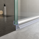 Chrome Shower Screen Seal for 4-6mm Glass Gaps (Available in 800mm, 900mm, 1400mm, 2000mm)