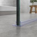 High-Quality Rigid PVC Shower Screen Seal for Straight Glass (Lengths of 800mm, 900mm, 1400mm, and 2000mm)