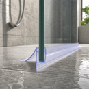 High-Quality Rigid PVC Shower Screen Seal for Straight Glass (800mm, 900mm, 1400mm, 2000mm)