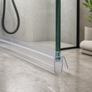Clear PVC Bi-Fold Shower Seal for Easy Installation (900mm)