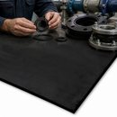 Fuel Grade Black Nitrile/PVC Rubber Sheet for Gaskets and Seals