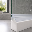 Soft PVC Shower Seal for Bath Screens & Doors (1000mm or 2000mm)