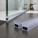 Magnetic Shower Screen Seal in Soft PVC for Easy Installation (Pair, 2000mm)
