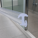 Clear Soft PVC Bifold Shower Screen Seal for Easy Installation (1000mm or 2000mm)