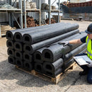 Hollow EPDM Rubber D Fender 3m for Marine Applications