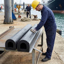 Hollow EPDM Rubber D Fender 3m Length for Marine Applications
