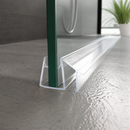 High-Quality Rigid PVC Shower Screen Seal for Effective Water Containment (Lengths of 800mm to 2000mm)