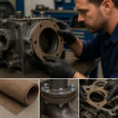 Nitrile Bonded Cork Rubber Pads for General Purpose Gasketing