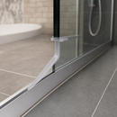 Soft PVC Bifold Shower Screen Seal for Bath & Shower Doors (1000mm)